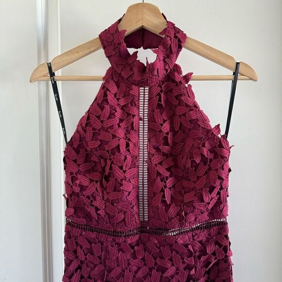 Bardot Gemma Dress Burgundy - Picture 6 of 13